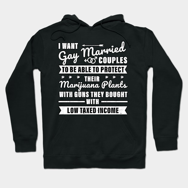 Libertarian Gifts Gay Married Couples To Protect Hoodie by Alex21